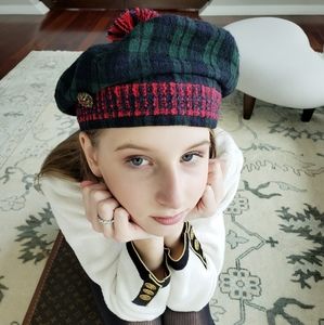 Chanel Wool Beret/ Vintage